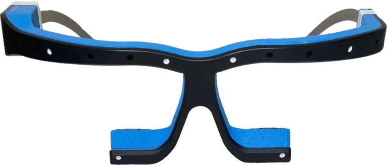 Front view of Weetsy® eye-tracking glasses